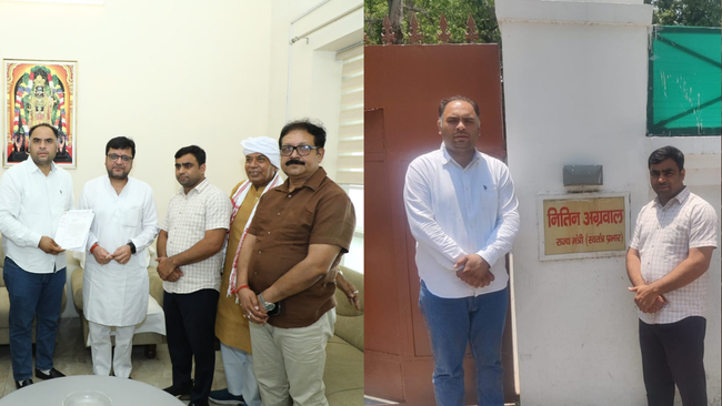 Greater Noida News: सेक्टर-36 के मुख्य द्वार पर शराब की दुकान का विरोध, आबकारी मंत्री से मिले RWA अध्यक्ष