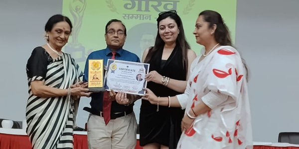 ज्ञान गौरव सम्मान 2026 से सम्मानित हुए डॉ एन.सी. शर्मा और सुमन शर्मा, शिक्षा क्षेत्र में योगदान को मिली नई पहचान